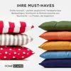 HOMESCAPES 2er Bankauflage grau 100% Baumwolle Produktbild-Vorschau 8
