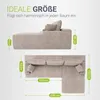 Juskys Sofa Coredo - Taupe, moderne Couch aus Cord mit Produktbild-Vorschau 5