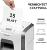Fellowes Aktenvernichter Powershred   15C      weiß Anteprima dell’immagine prodotto 16