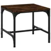 vidaXL Tables d'appoint 2 pcs. Chêne fumé 40x40x35 cm Bois Voir les images du produit 5