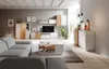 Couchtisch für Wohnzimmer mit Regal, weiß / Eiche Craft Produktbild-Vorschau 2
