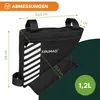 KRUMAD borsa telaio bici borsa triangolo impermeabile 1.2L Anteprima dell’immagine prodotto 4