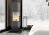 Hitze Siga Kamin Eckkamin  weiss Brennkammer weiss  Produktbild-Vorschau 3