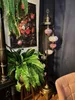 Magnifique lampadaire turc violet, fuchsia et rose avec 7 Voir les images du produit 2