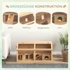 PawHut Kleintierkäfig aus Holz, Kleintierstall mit Produktbild-Vorschau 4