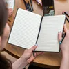 Notes A5 linkovaný, tvrdé dosky, s gumičkou, čierny Náhľad obrázku produktu 7