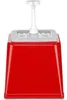 HENDI Distributeur de savon à pompe, 2.5L, Rouge, Voir les images du produit 1