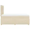 Boxspringbett mit Matratze Creme 120x200 cm Stoff Produktbild-Vorschau 7
