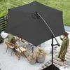 Izrielar Sonnenschirm 3m Grau Gartenschirm mit Kurbel, UV Produktbild-Vorschau 12