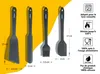 set de spatules de cuisine endusor en silicone comprenant spatule à pancakes et pinceau Voir les images du produit