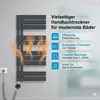 Heilmetz koupelnový radiátor 120x50cm antracit Elektrický Náhled obrázku produktu 2