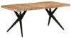 vidaXL Table de salle à manger noire 180x90x77 cm en bois Voir les images du produit 7