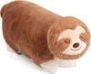 BRUBAKER Kuscheltier-Kissen Faultier - 2 in 1 Stofftier und Produktbild-Vorschau 6
