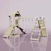 OutdoorToys Spielturm Kiruna aus Holz in Rosa Produktbild-Vorschau 3