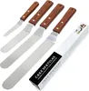 Winkelpalette Edelstahl 4tlg. Set Spatel Konditoren Profi Produktbild-Vorschau 1
