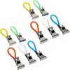 Handtuchhalter 5er Set Silber für Bad & Küche - Robuste Produktbild-Vorschau 2