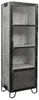MASSIVMOEBEL24.DE Vitrine Mango 60x40x180 grau lackiert Produktbild-Vorschau 1