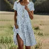 ASKSA Damen Sommerkleid Laessig Sommer Boho Kleid Elegant Produktbild-Vorschau 2