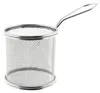 2er Set Pommes-Frittierbehälter aus Edelstahl in Silber - Produktbild-Vorschau 1