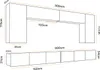 Wohnwand Amanda VII, Wohnzimmer-Set, Anbauwand, Produktbild-Vorschau 3