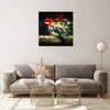 Bilder auf glas - Papagei Vogel Feder - 60x60cm - Produktbild-Vorschau 7