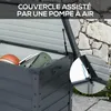 Outsunny Coffre de rangement extšŠrieur 295L coffre de Voir les images du produit 6