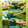Akku Heckenschere, 21" Klingen Heckenschere mit 2 × 4000mAh Produktbild-Vorschau 2