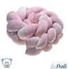 A pink braided baby nest on a white background. Náhled obrázku produktu