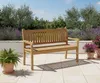 Lesli Living Teak Landhausbank Hastings 130 cm Produktbild-Vorschau 12