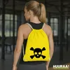Huuraa Turnbeutel Pirat Totenschädel 12 Liter Yellow Produktbild-Vorschau 2