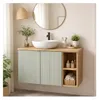 ELVINA Set 80cm: Unterschrank mit grünen Schränken und Produktbild-Vorschau 2
