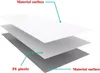 A diagram illustrating the layered structure of a product, likely a wall panel or similar material, with labels indicating different components. Produktbild-Vorschau
