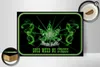 Holzschild Spruch 30x20cm High Life good weed no stress Produktbild-Vorschau 3