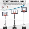 HOMCOM Mobiler Basketballständer Basketballkorb Produktbild-Vorschau 6