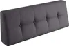 A dark gray tufted headboard is shown against a white background. Produktbild-Vorschau