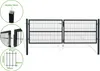 Doppelflügeliges Zauntor 3m RAZO H.100cm grau Produktbild-Vorschau 1