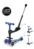Dětská koloběžka Micro Mini Micro 3v1 Deluxe LED modrá - Náhled obrázku produktu 1