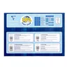 A close-up of the back of a product packaging with multiple language descriptions and charts. Náhled obrázku produktu