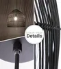 Hängelampe Korblampe Rattan Pendelleuchte Wohnzimmer Boho Produktbild-Vorschau 5
