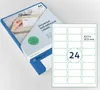 rillprint Universal-Etiketten 63,5 x 33,9 mm weiß 2.400 Produktbild-Vorschau 1