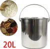 20L nerezový kbelík na vodu s víkem Kuchyňský kbelík Kbelík Náhled obrázku produktu 10