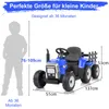 FCH 12V 7Ah Elektrotraktor mit abnehmbarem Anhänger und Produktbild-Vorschau 3