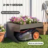 Outsunny Garage für Mähroboter mit Pflanzkasten, Garage für Produktbild-Vorschau 5