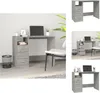 A collage of images showing a gray desk with drawers and a laptop. Anteprima dell’immagine prodotto