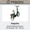 Agon Cruiser 20 Zoll Klapprad grün Produktbild-Vorschau 5