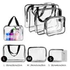 Kulturbeutel transparent 3 Stück, Flugzeug PVC Produktbild-Vorschau 6