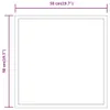 Specchio da bagno a LED 50x50 cm Anteprima dell’immagine prodotto 5