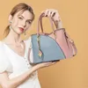 OKWISH Damen Leder Handtasche, Umhängetasche mit Henkel, Produktbild-Vorschau 2