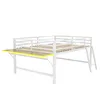 Hochbett mit Schreibtisch und LED-Beleuchtung, 140x200 cm, Produktbild-Vorschau 10