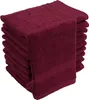 Waschhandschuhe Waschlappen 10er Set Bordeaux / Weinrot 100 Produktbild-Vorschau 1